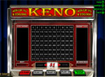 Play Keno at the Bodog download casino!