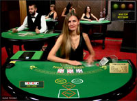 Live Dealer games at Guts casino